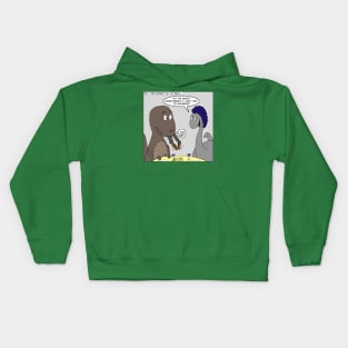 T-Rex Dining Kids Hoodie